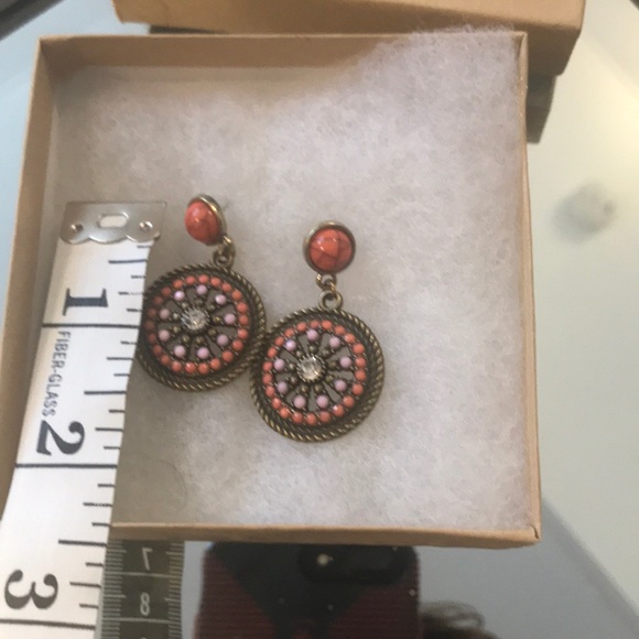 Bohemian earrings. - Picture 2 of 5